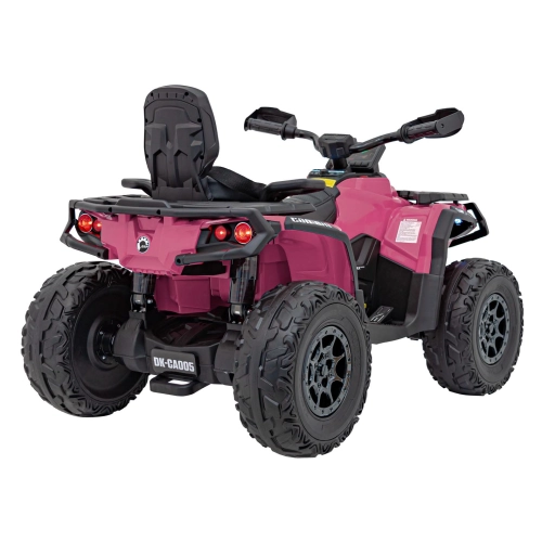 Quad na akumulator dla dzieci Can Am Outlander ATV z pilotem Różowy DK-CA005.2.4GHZ